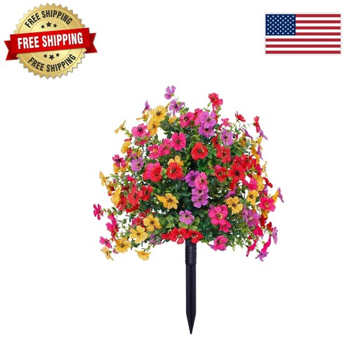 Artificial violet flowers with - flowers,